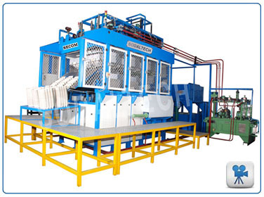 paper pulp moulding equipment, paper pulp forming machine